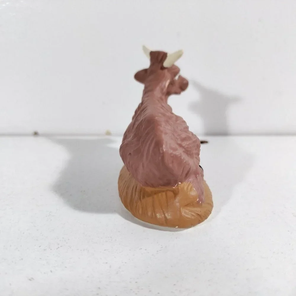 Vtg Homco Nativity Scene Cow Ceramic Figurine